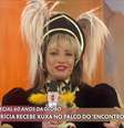 Patrícia Poeta se fantasia de Xuxa no 'Encontro' e vira alvo de críticas  Foto: Reprodução/TV Globo