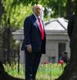 O presidente Donald Trump no gramado norte da Casa Branca, em Washington, quarta-feira, 23 de abril de 2025. (Foto AP/Mark Schiefelbein)  Foto: © Mark Schiefelbein / AP / RFI