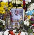 Um memorial para o falecido Papa Francisco está na Catedral Metropolitana de Buenos Aires, em Buenos Aires, Argentina, em 24 de abril de 2025.  Foto: Matias Baglietto/NurPhoto via Getty Images