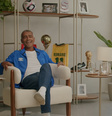 Romário conversa com Galvão Bueno  Foto: Reprodução/Youtube