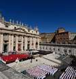 Vue générale de la cérémonie des funérailles du pape François sur la place Saint-Pierre au Vatican, le 26 avril 2025.  Foto: AFP - TIZIANA FABI / RFI