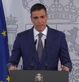 Pedro Sánchez atualiza informações do apagão na Espanha  Foto: Reprodução/X @desdelamoncloa