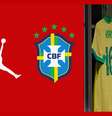 Site especializado vazou que Seleção Brasileira teria segundo uniforme vermelho para a Copa do Mundo de 2026  Foto: Reprodução