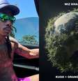 O rapper Wiz Khalifa, aos 37 anos, recentemente chamou a atenção ao expressar sua crença de que a Terra é plana  Foto: Redes Sociais / Divulgação / Perfil Brasil
