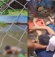 Jovem fica gravemente ferido após confundir crocodilo com estátua e ser atacado nas Filipinas  Foto: Reprodução/Redes sociais