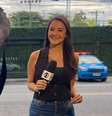 Lívia Torres trabalhou 15 anos no jornalismo da Globo, onde participou de grandes coberturas esportivas  Foto: Reprodução