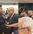 Reunião da comissão de Segurança com Lewandowski na Câmara tem confusão entre deputados Gilvan da Federal e Lindbergh Faria  Foto: Reprodução/Redes sociais 