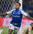 Dudu comemora gol pelo Cruzeiro  Foto: Getty Images/Pedro Vilela 