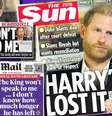 Os jornalistas britânicos não pouparam Harry de críticas após mais uma entrevista controversa  Foto: Reproduções