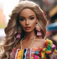 A Barbie colombiana destaca a precisão da IA na atividade de geração de imagens. A tecnologia foi capaz de puxar traços específicos de cada etnia, e as Barbies parecem ter sido feitas pela própria Mattel.  Foto: Divulgação / Flipar
