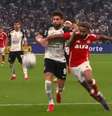  Foto: Reprodução - Legenda: Inter reclama de pênalti de Yuri Alberto em Wesley / Jogada10