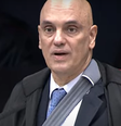 Alexandre de Moraes votou contra medida que suspende ação por golpe que tem Ramagem e Bolsonaro como réus  Foto: Reprodução/STF