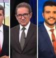 Fábio William, Carlos Tramontina e Matheus Ribeiro  Foto: Reprodução | Globoplay