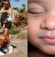 Ludmilla e Brunna fazem 'super ultrassom' para ver rosto de filha  Foto: Reprodução/Instagram / Famosos e Celebridades