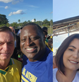 Jair Bolsonaro e Michelle Bolsonaro em evento pró-anistia  Foto: Reprodução/x/@depheliolopes