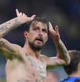 Acerbi comemora gol histórico pelo Inter de Milão  Foto: Estadão Conteúdo/DAVIDE SPADA