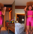 Gaby Amarantos mostra mudança no corpo após emagrecimento  Foto: Reprodução/Instagram