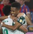 Estêvão, atacante do Palmeiras   Foto: César Greco/Palmeiras / Esporte News Mundo