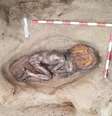 Os restos mortais de uma mulher da elite Caral, que viveu 5.000 anos atrás.  Foto: © Ministerio de Cultura de Perú / RFI