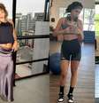 Filha de Simony, Aysha Benelli, exibe corpo após ganhar 10 kg de massa magra  Foto: Reprodução/Instagram / Famosos e Celebridades