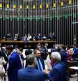 Câmara aprovou por 315 votos a favor e 143 contrários a suspensão da ação contra denunciados por tentativa de golpe  Foto: Edilson Rodrigues/Agência Senado / Estadão