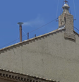 Primeiro sinal de fumaça a sair da chaminé da Capela Sistina na manhã desta quinta-feira, 8  Foto: Reprodução/Vatican News