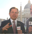  Gerson Camarotti e William Bonner no Vaticano  Foto: Reprodução/Instagram