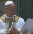 Papa Leão XIV celebra sua primeira missa  Foto: Reprodução/Vatican News