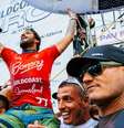 Filipe Toledo foi dominante em Burleigh Heads para conquistar mais uma etapa da WSL na carreira.  Foto: Divulgação/WSL / Estadão