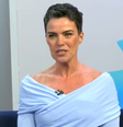 Ana Paula Arósio em entrevista recente  Foto: Reprodução/Globo
