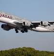 O Boeing 747-8Z5 da empresa estatal Qatar Amiri Flight é semelhante ao que estaria em negociações para ser transferido Trump  Foto: Getty Images / BBC News Brasil