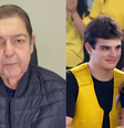 Faustão homenageia a esposa no 'Domingo Legal'  Foto: Reprodução/SBT