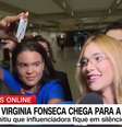CPI das Bets: de óculos e foto da filha na roupa, Virginia chega sorridente e reação agita web. 'Quer holofotes'.  Foto: Reprodução, CNN Brasil / Purepeople