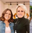Ana Maria Braga com a amiga Tati Machado  Foto: Reprodução