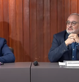 O presidente do INSS, Gilberto Waller, e o presidente da Dataprev, Rodrigo Assumpção  Foto: Reprodução/Youtube
