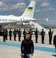 Presidente ucraniano, Volodymyr Zelensky, durante coletiva de imprensa ainda no aeroporto de Ankara, na Turquia  Foto: Huseyin Hayatsever / Reuters
