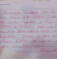 SP: vítima de violência doméstica é resgatada após pedir ajuda em bilhete escolar escondido  Foto: Divulgação/Polícia Civil