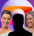 Ana Paula Arósio e Regina Duarte foram recebidas de braços abertos na Globo; galã veterano ainda está rompido  Foto: Fotomontagem: Sala de TV