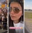 Monica Iozzi passa momentos de sufoco em avião  Foto: Reprodução | monica.iozzi | Instagram