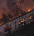 Incêndio atinge prédio comercial na região da Santa Cecília, centro de SP.  Foto: Reprodução/Globo