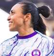  Foto: Divulgação - Legenda: Marta tem três títulos de Copa América, duas medalhas de prata em Olimpíadas, um vice-campeonato mundial e dois ouros nos Jogos Pan-Americanos / Jogada10