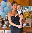 Giovanna Ewbank amamentou Zyan, hoje com 4 anos, e doou leite materno  Foto: Revista Malu