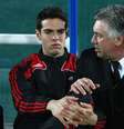 Kaká ao lado de Ancelotti, no Milan  Foto: Getty Images/Ryan Pierse 