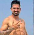 Carlos Eduardo de Souza Ribeiro foi preso por matar a ex-companheira, Amanda Caroline de Almeida, com quem teve três filhos, e jogar o corpo dela no mar  Foto: Reprodução/TV Globo