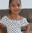 Helena Galdino de Amorim Batista, 6, morreu após ser atropelada em uma rodovia no Mato Grosso  Foto: Reprodução