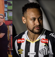 Neto dispara contra fala de Neymar após queda do Santos na Copa do Brasil: 'Traíra'   Foto: Reprodução/Os Donos da Bola/YouTube e Divulgação/Raul Baretta/Santos FC.