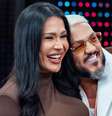 Gracyanne Barbosa e Belo no 'Domingão com Huck'  Foto: Globo / Cadu Pilotto / Mais Novela