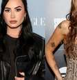 O vestido de noiva de Demi Lovato tem uma conexão surpreendente com Isis Valverde e Miley Cyrus. Saiba detalhes!.  Foto: Getty Images / Brazil News / Purepeople