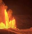 Vulcão entra em erupção com colunas de lava de 300 metros no Havaí  Foto: Reprodução/Youtube USGS
