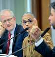 Senador Marcos Rogério (PL-RO) cortou o microfone de Marina pelos minutos finais da audiência  Foto: Geraldo Magela/Agência Senado / Estadão